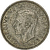 Groot Bretagne, George VI, 2 Shillings, 1938, Zilver, FR+, KM:855