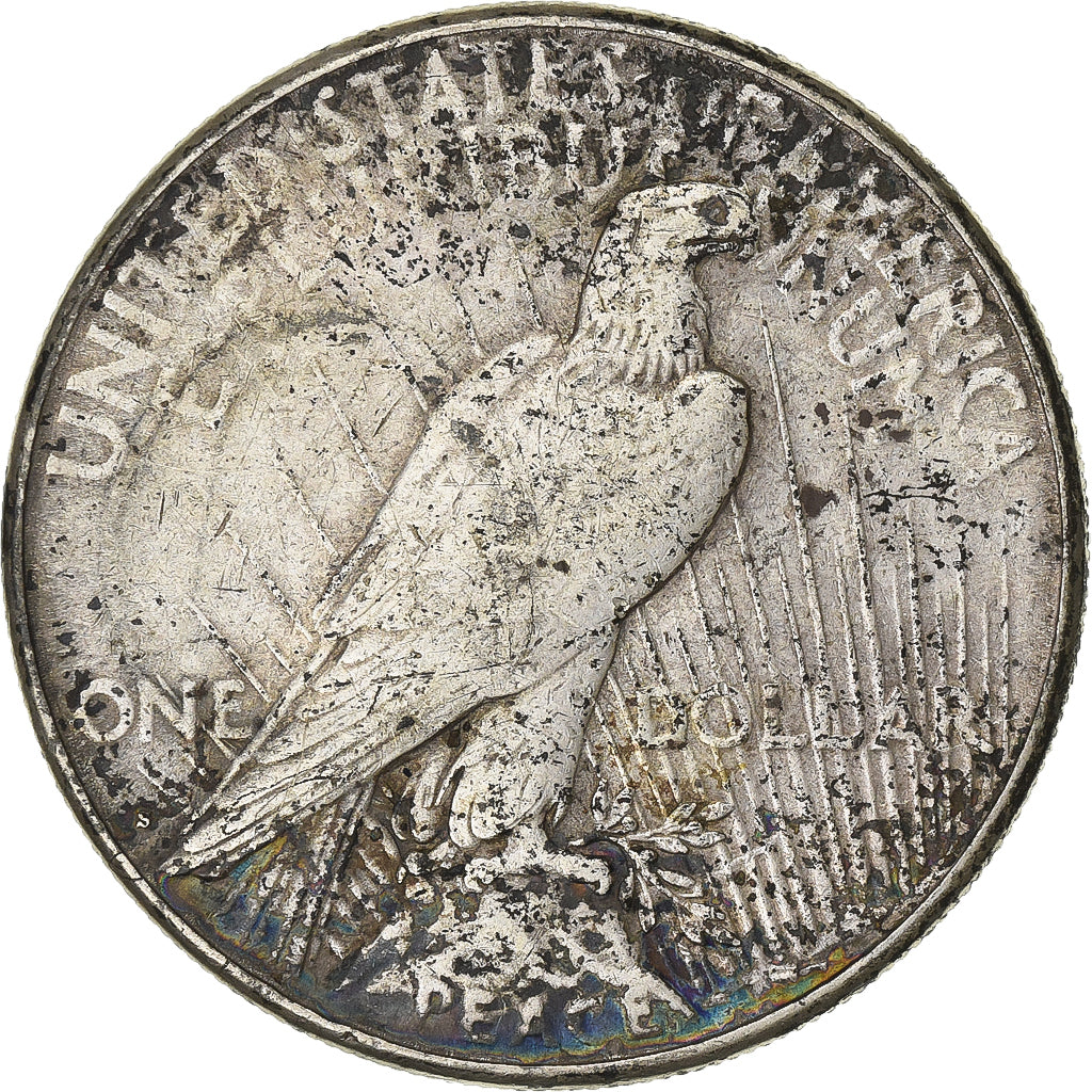 United States, 1 Dollar, Peace, 1923, San Francisco, Silver, VF(30-35), KM:150