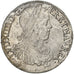 France, Louis XIV, 1/2 Écu à la mèche longue, 1653, Bayonne, Silver