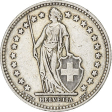 Switzerland, 2 Francs, Helvetia, 1940, Bern, Silver, AU(50-53), KM:21