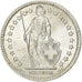 Suisse, 2 Francs, Helvetia, 1957, Bern, Argent, SUP, KM:21