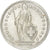Switzerland, 2 Francs, Helvetia, 1964, Bern, Silver, AU(55-58), KM:21