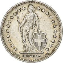 Switzerland, 2 Francs, Helvetia, 1940, Bern, Silver, AU(55-58), KM:21