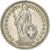 Switzerland, 2 Francs, Helvetia, 1940, Bern, Silver, AU(55-58), KM:21