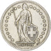 Switzerland, 2 Francs, Helvetia, 1947, Bern, Silver, AU(55-58), KM:21