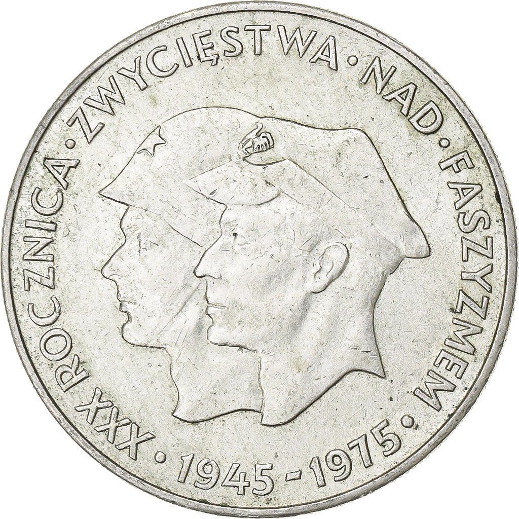 Polonia, 200 Zlotych, 30th Anniversary - Victory Over Fascism, 1975, Warsaw