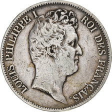 France, Louis-Philippe, 5 Francs, 1831, Paris, Silver, VF(30-35), Gadoury:676