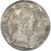 France, Louis XIV, 1/2 Écu à la mèche longue, 1650, Nantes, Argent, TTB
