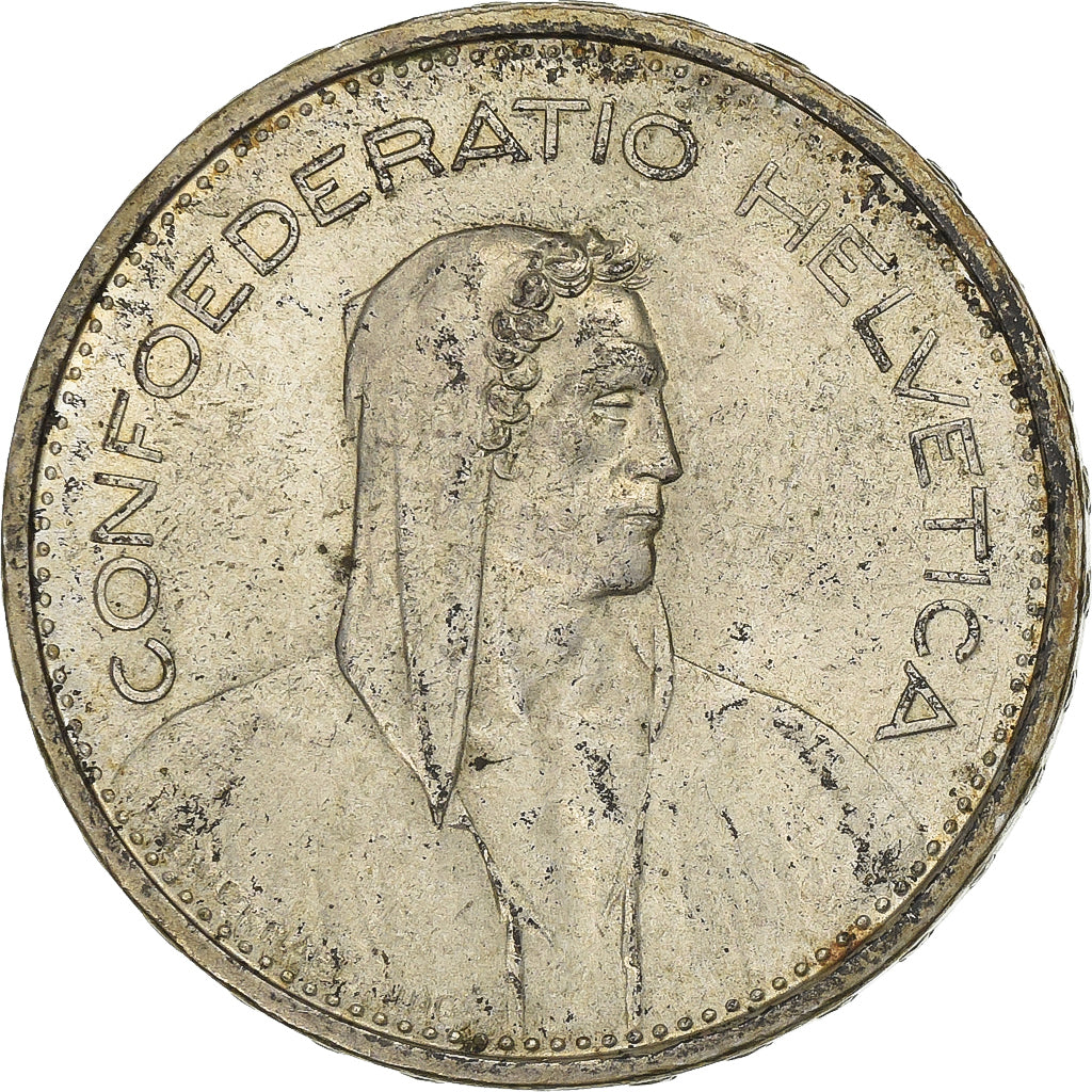 Switzerland, 5 Francs, 1966, Bern, Silver, AU(50-53), KM:40