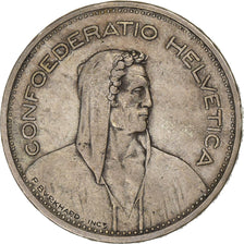Switzerland, 5 Francs, 1935, Bern, Silver, AU(50-53), KM:40