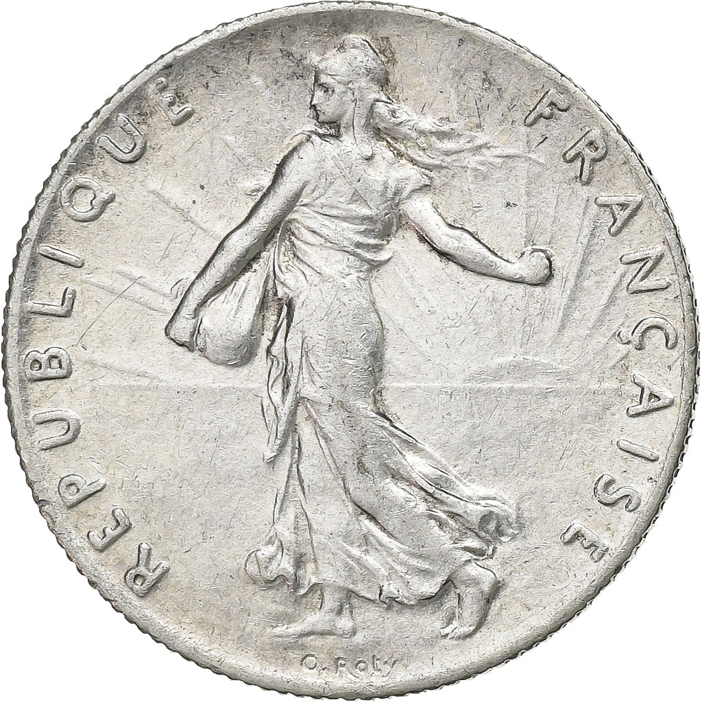 France, 50 Centimes, Semeuse, 1916, Paris, Argent, SUP, KM:854
