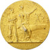 Francia, medalla, French Third Republic, Oro vermeil, Grandhomme, MBC+