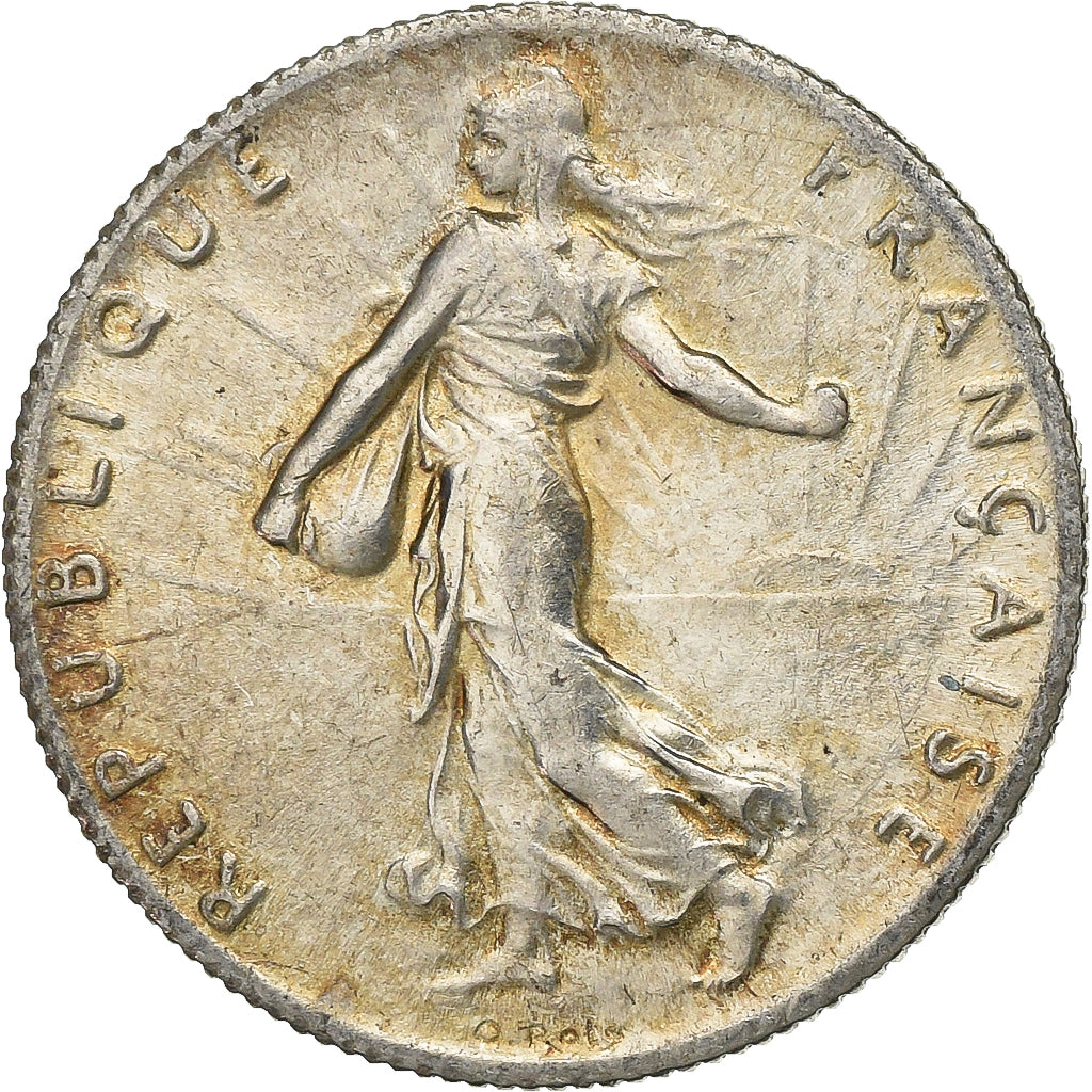 France, 50 Centimes, Semeuse, 1919, Paris, Argent, SUP, KM:854