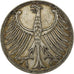 Federal Republic of Germany, 5 Mark, 1956, Stuttgart, Silver, AU(55-58), KM:112