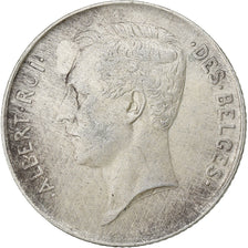 Belgium, Albert I, 1 Franc, 1913, Silver, AU(55-58), KM:72