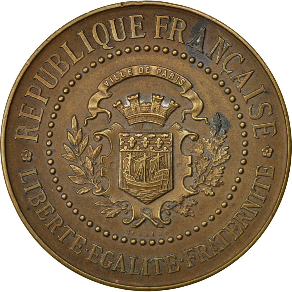 Frankreich, Medaille, French Third Republic, 1906, Bronze, Desaide, VZ
