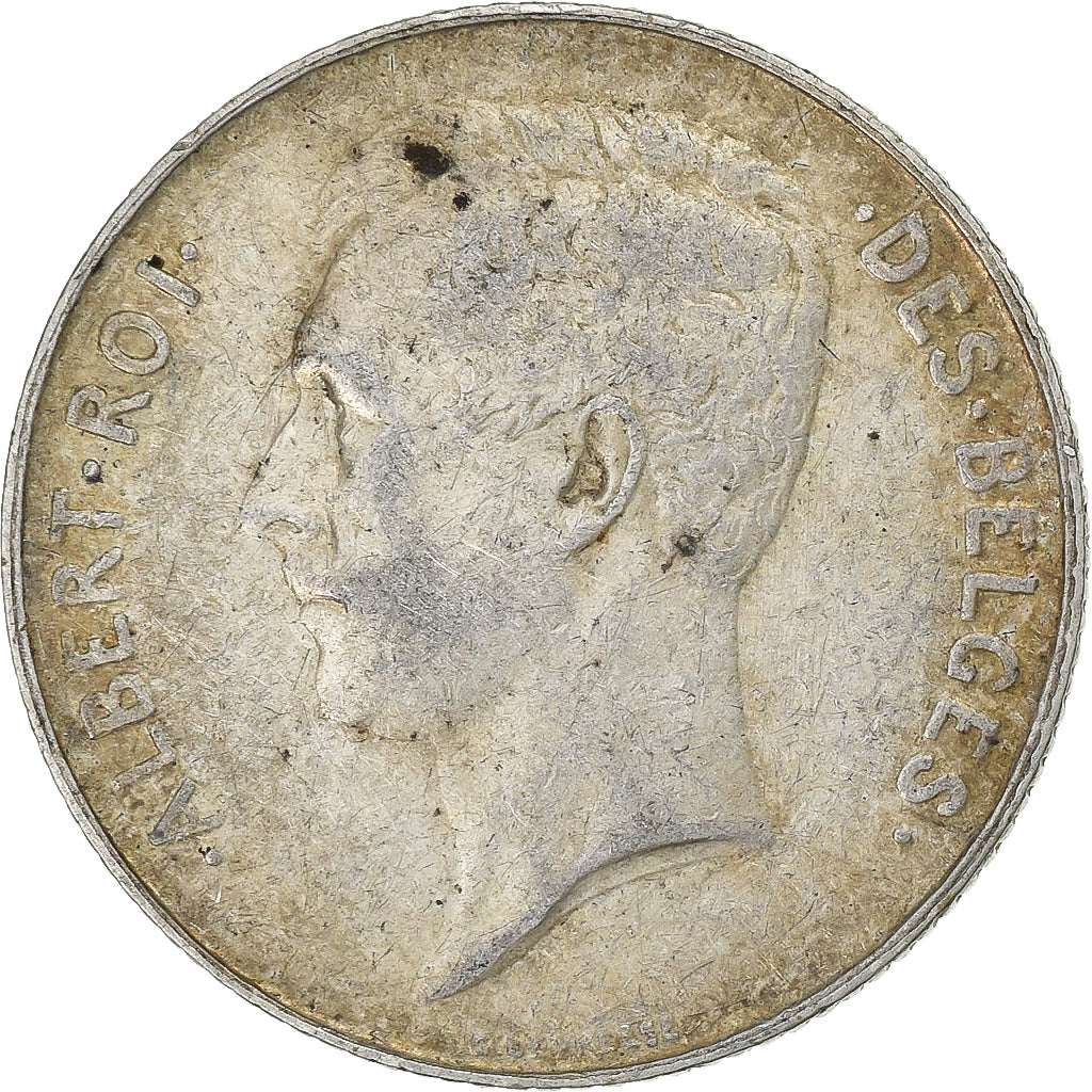 Belgium, Albert I, 1 Franc, 1912, Silver, EF(40-45), KM:72