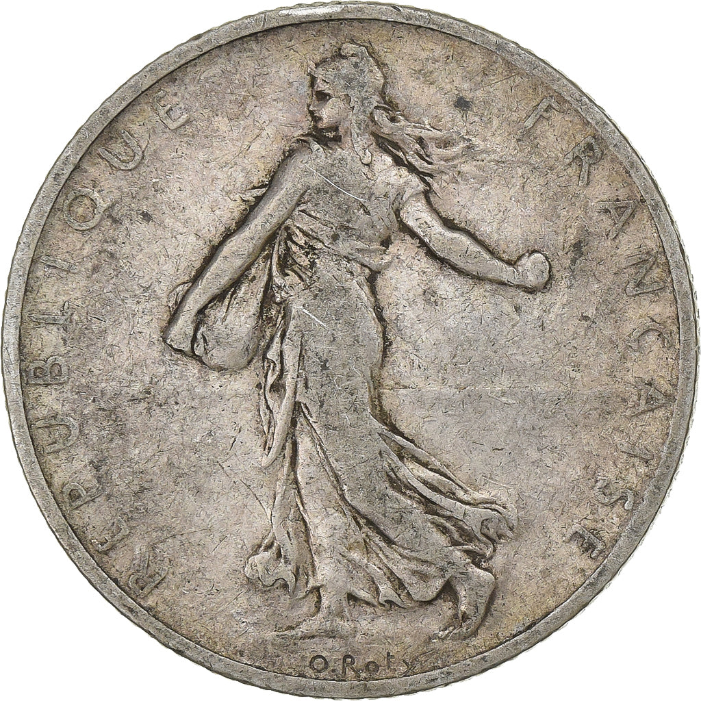 France, 2 Francs, Semeuse, 1898, Paris, Silver, VF(30-35), Gadoury:532, KM:845
