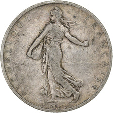 France, 2 Francs, Semeuse, 1898, Paris, Silver, VF(30-35), Gadoury:532, KM:845