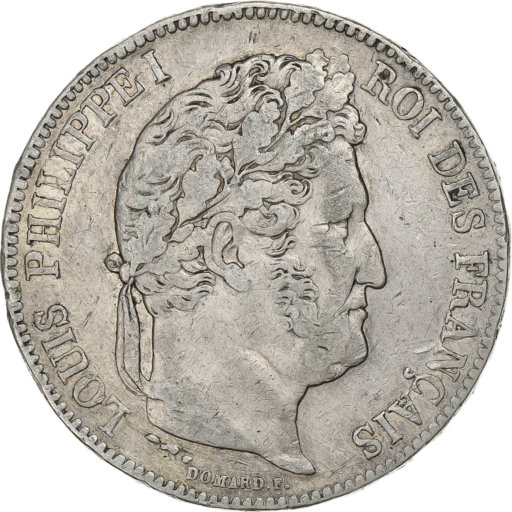 France, Louis-Philippe, 5 Francs, 1835, Paris, Argent, TTB, Gadoury:678, KM:749