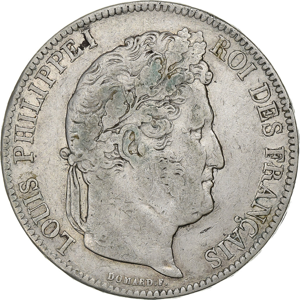 France, Louis-Philippe, 5 Francs, 1840, Rouen, Silver, EF(40-45), Gadoury:678