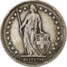 Switzerland, 1 Franc, Helvetia, 1940, Bern, Silver, AU(55-58), KM:24