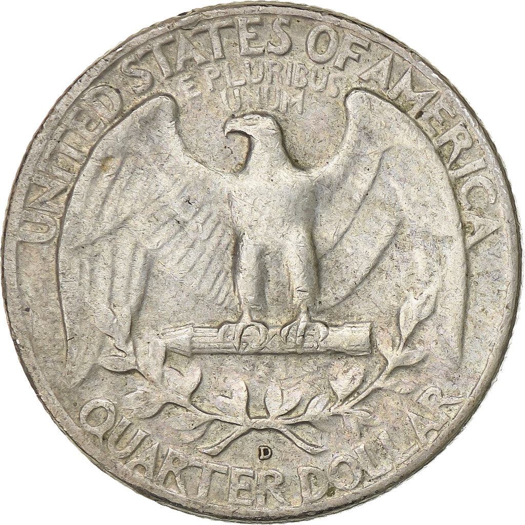 USA, quarter dollar, Washington, 1958, Denver, Srebro, EF(40-45), KM:164