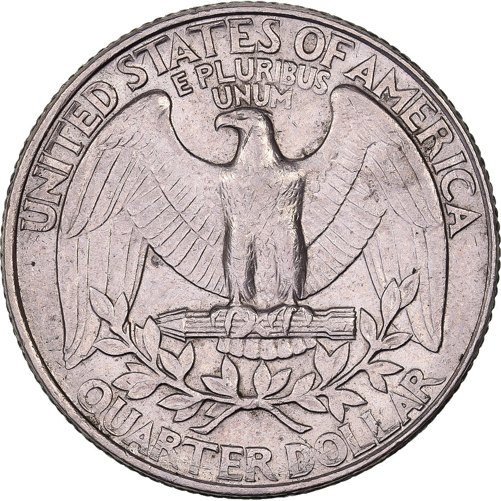 États-Unis, Quarter, Washington Quarter, 1987, U.S. Mint, Cupronickel plaqué