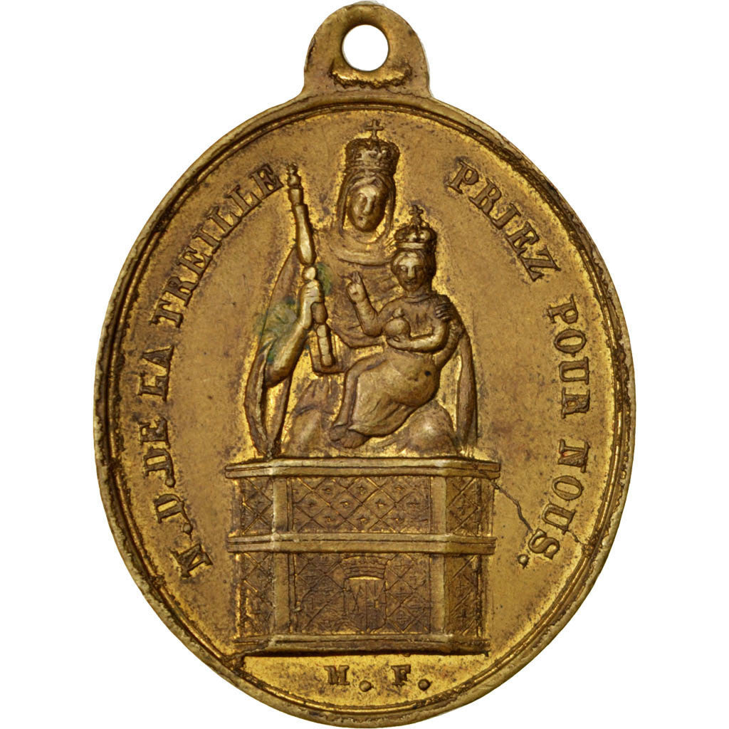 Frankreich, Medaille, Second French Empire, 1854, Kupfer, VZ