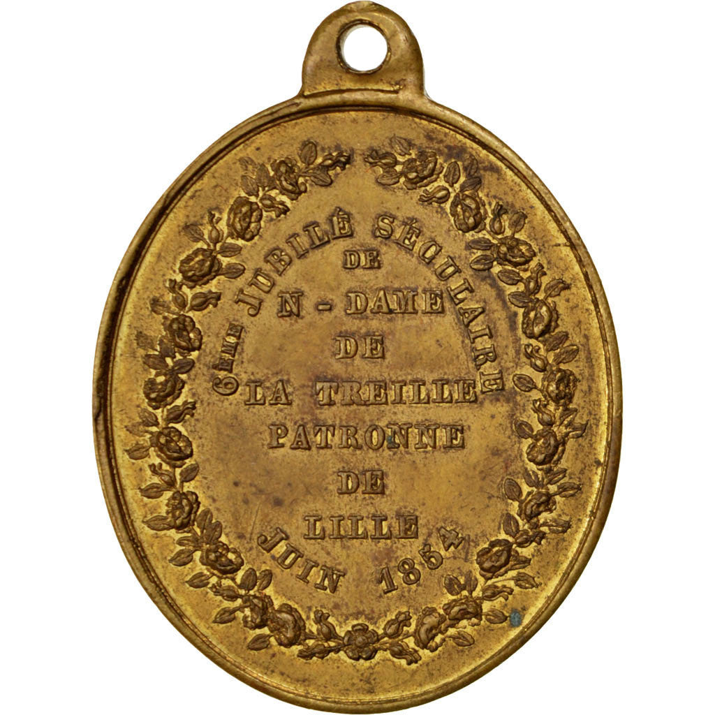 Frankreich, Medaille, Second French Empire, 1854, Kupfer, VZ