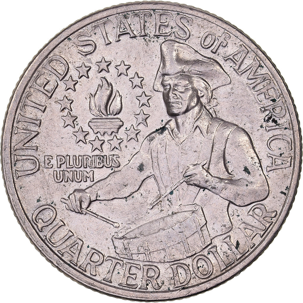 États-Unis, Quarter, Washington Quarter, 1976, U.S. Mint, Cupronickel plaqué