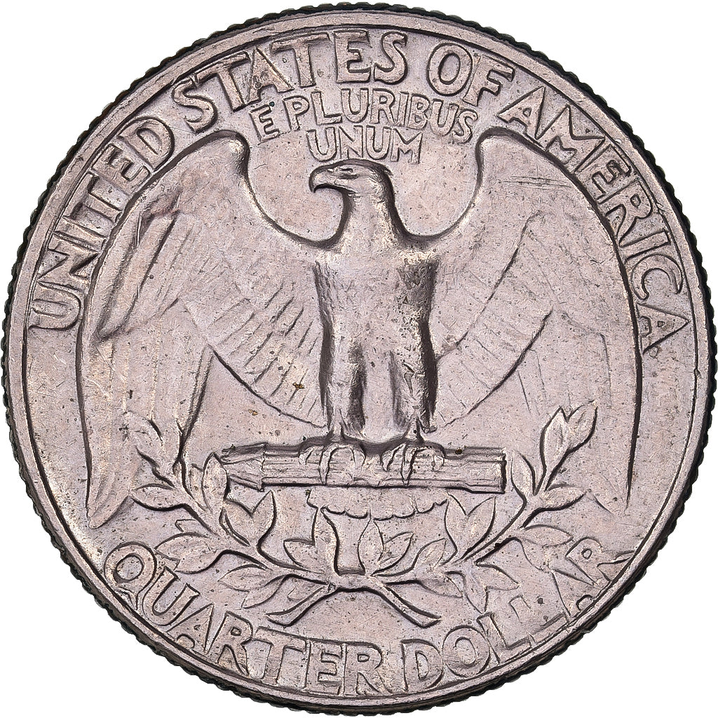 United States, Quarter, Washington Quarter, 1972, U.S. Mint, Copper-Nickel Clad