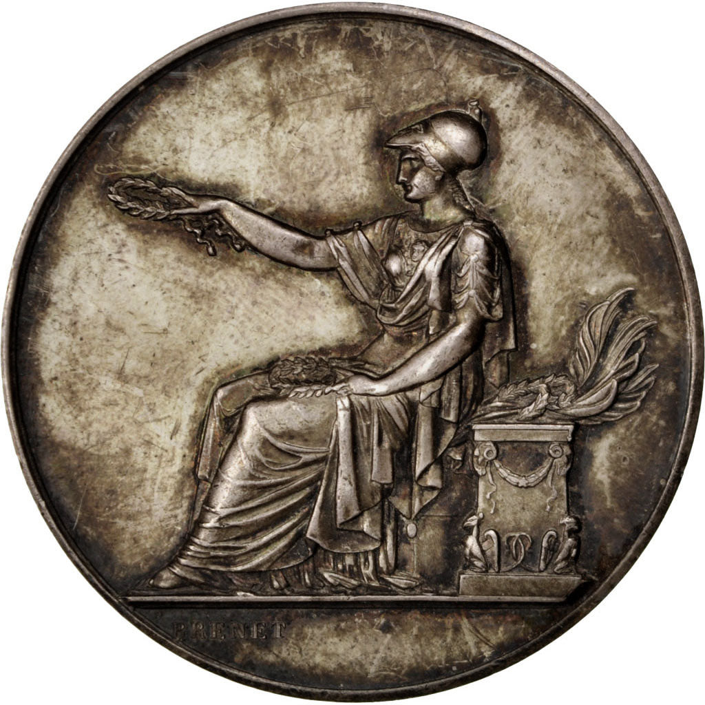 Francia, medalla, French Third Republic, Plata, Brenet, EBC