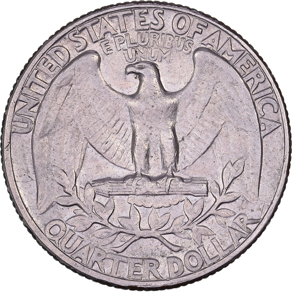 Stati Uniti, Quarter, Washington Quarter, 1968, U.S. Mint, Rame ricoperto in