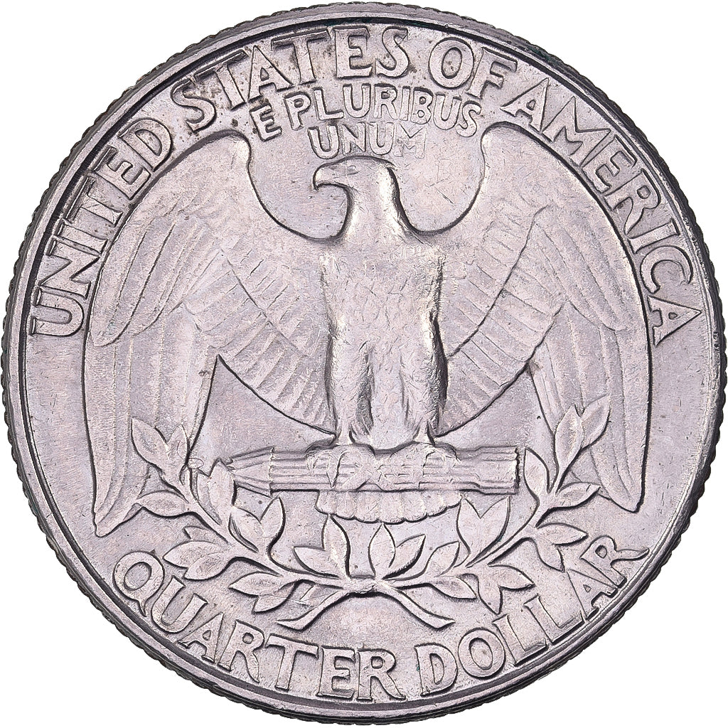 United States, Quarter, Washington Quarter, 1991, U.S. Mint, Copper-Nickel Clad