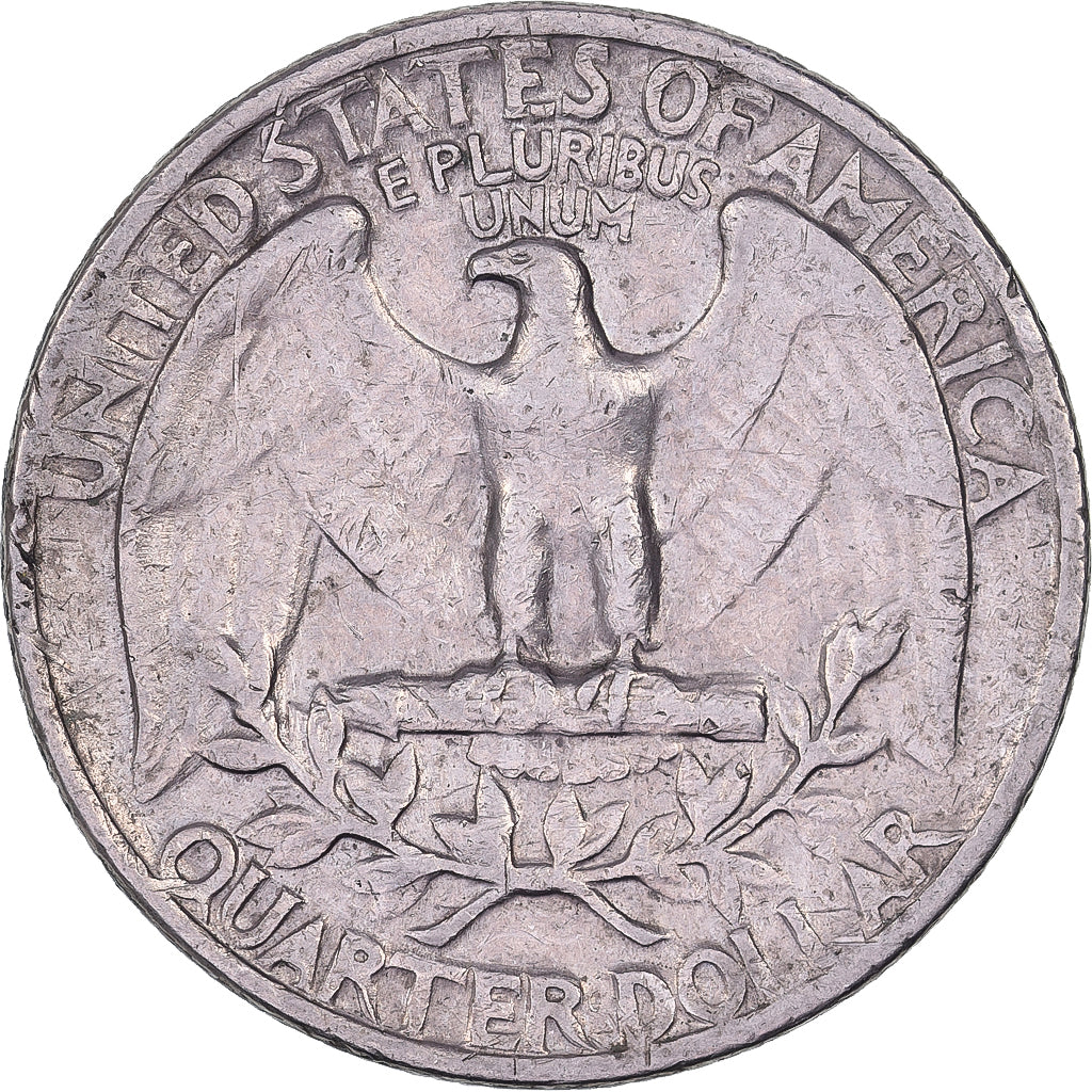 Stati Uniti, Quarter, Washington Quarter, 1967, U.S. Mint, Rame ricoperto in