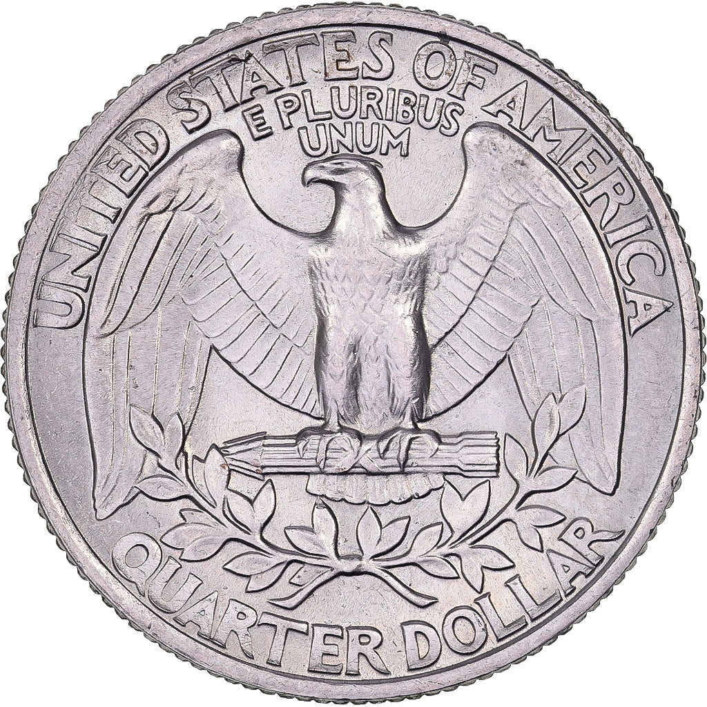 États-Unis, Quarter, Washington Quarter, 1977, U.S. Mint, Cupronickel plaqué
