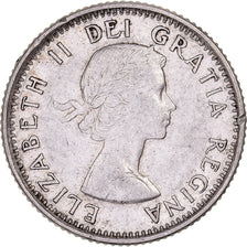 Canada, Elizabeth II, 10 Cents, 1954, Royal Canadian Mint, Silver, EF(40-45)