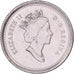 Canadá, Elizabeth II, 10 Cents, 1999, Royal Canadian Mint, Níquel, MBC+
