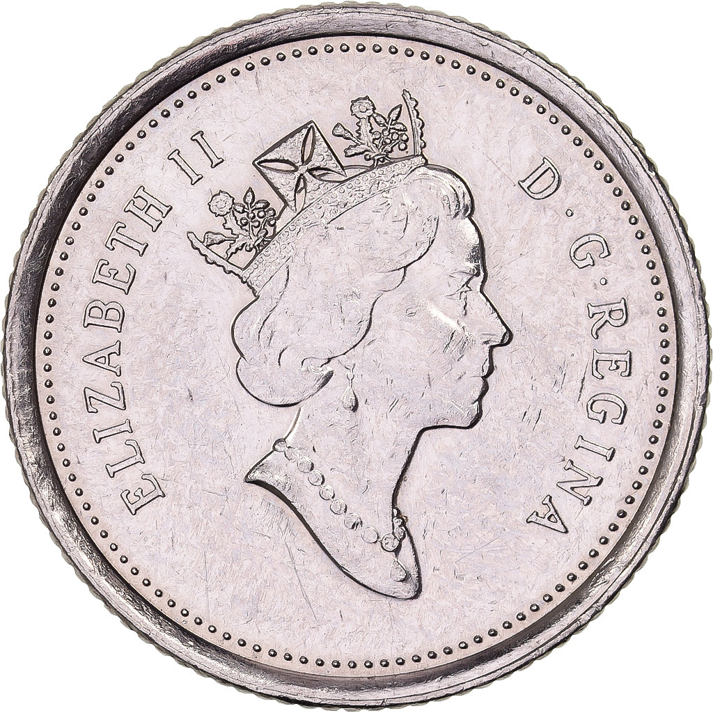 Canadá, Elizabeth II, 10 Cents, 1997, Royal Canadian Mint, Níquel, AU(50-53)