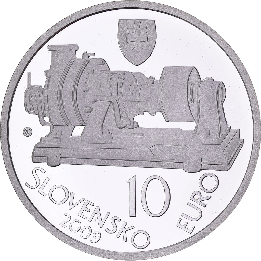Słowacja, 10 Euro, Proof, 2009, Kremnica, Srebro, MS(65-70), KM:108