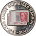 Switzerland, Medal, 150 Ans de la Monnaie Suisse, 10 FRANCS, 2000, MS(64)