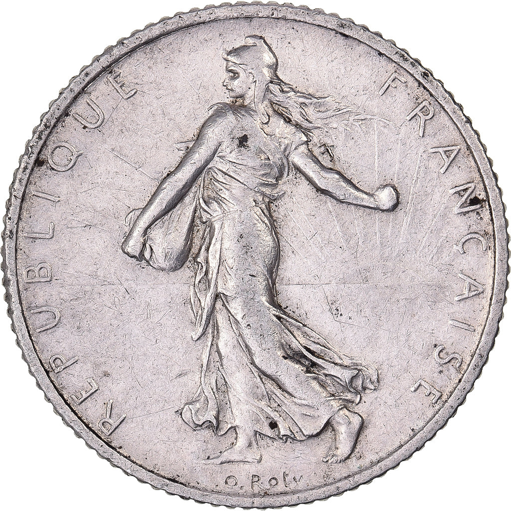 France, Franc, Semeuse, 1912, Paris, Argent, TTB+, Gadoury:467, KM:844.1