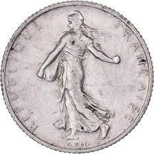 France, Franc, Semeuse, 1912, Paris, Argent, TTB+, Gadoury:467, KM:844.1
