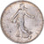 France, Franc, Semeuse, 1919, Paris, Silver, MS(60-62), Gadoury:467, KM:844.1