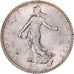Francja, Franc, Semeuse, 1919, Paris, Srebro, MS(60-62), Gadoury:467, KM:844.1
