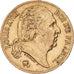 Frankrijk, Louis XVIII, 20 Francs, 1818, Paris, Goud, ZF, Gadoury:1028, KM:712.1