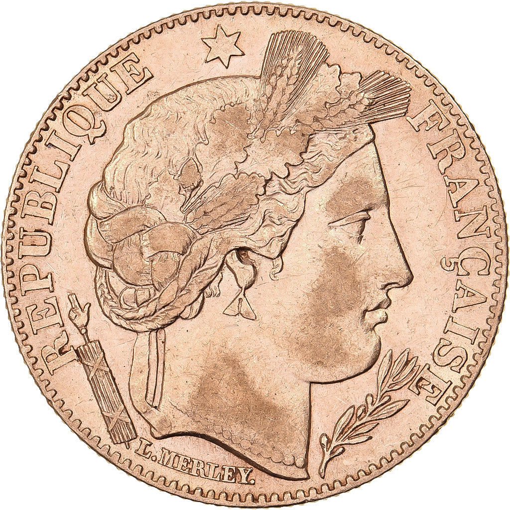 France, 10 Francs, Cérès, 1896, Paris, Or, TTB+, Gadoury:1016, KM:830