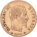 França, Napoleon III, 10 Francs, 1860, Paris, Dourado, VF(30-35), Gadoury:1014