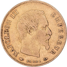 France, Napoléon III, 10 Francs, 1859, Paris, Or, TB+, Gadoury:1014, KM:784.3